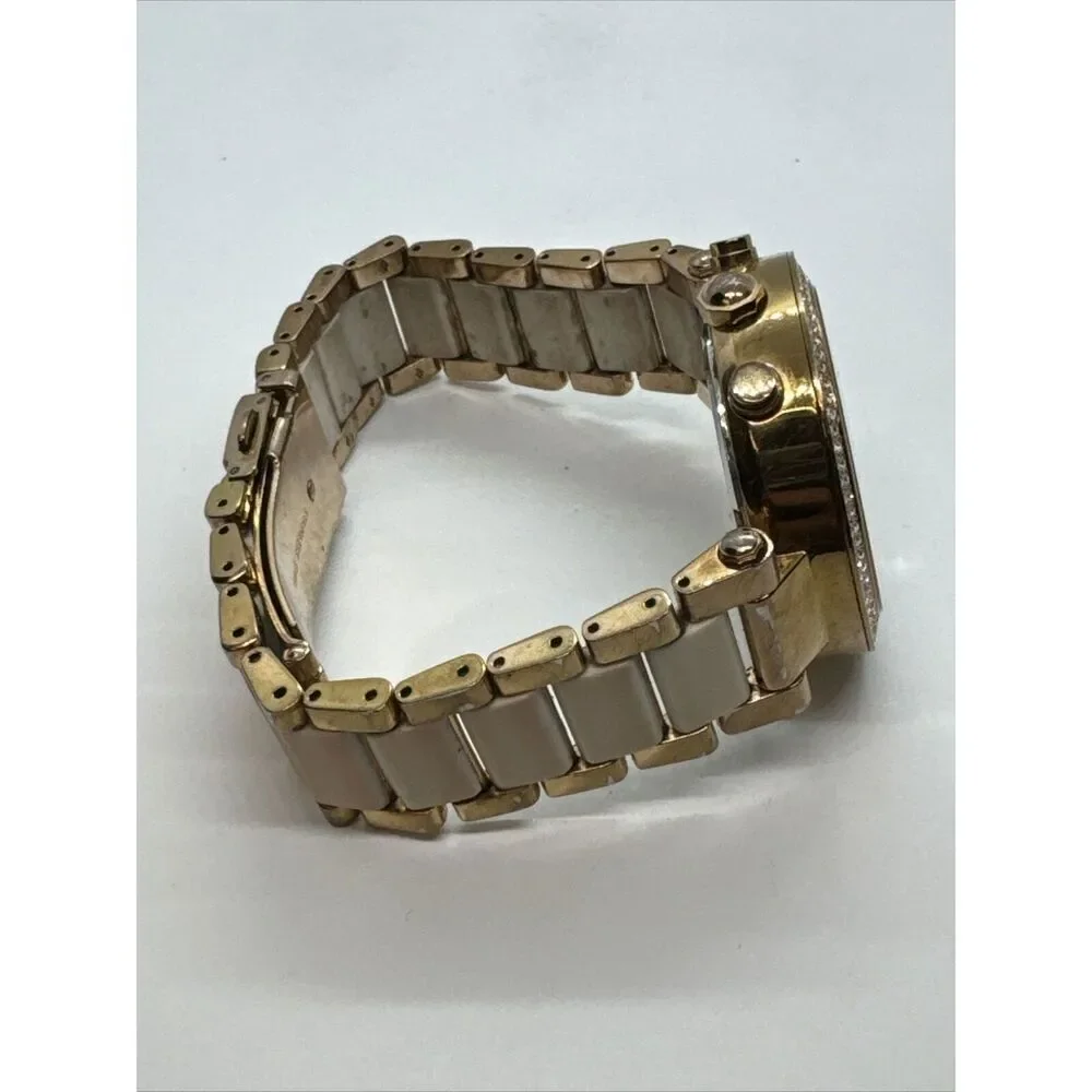 Michael Kors Parker MK5774 Women Two Tone Analog Dial Quartz Wrist Watch JNA380